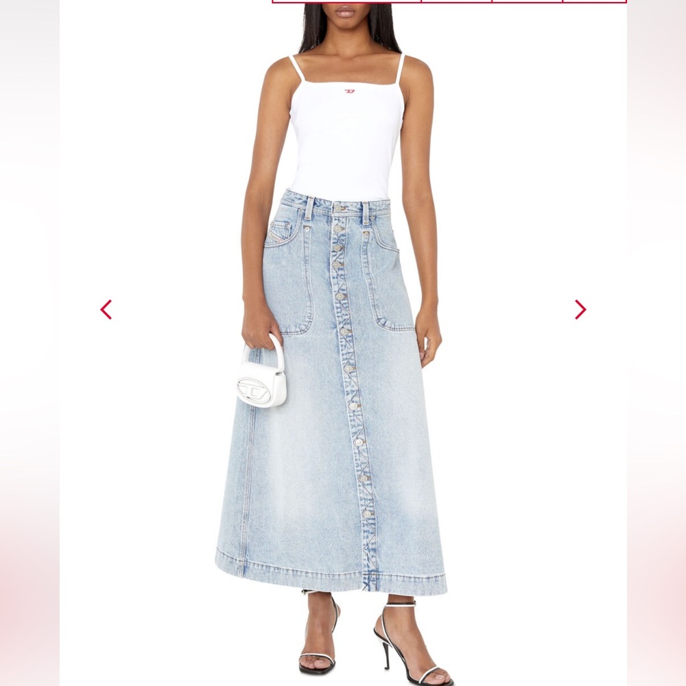 Diesel Denim Maxi Skirt